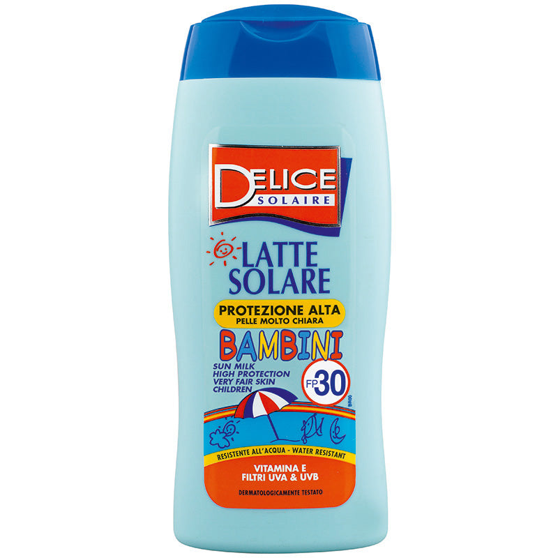 Delice Solaire Latte Solare Bambini Protezione Alta Spf30 250Ml