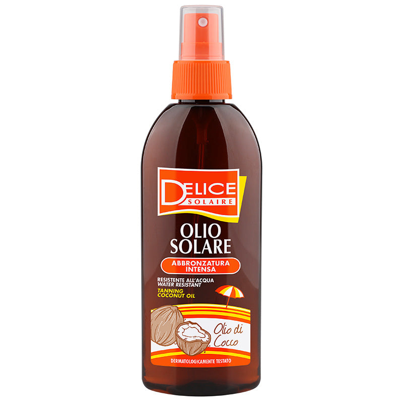Delice Solaire Olio Solare Abbronzante Spray Cocco 150Ml