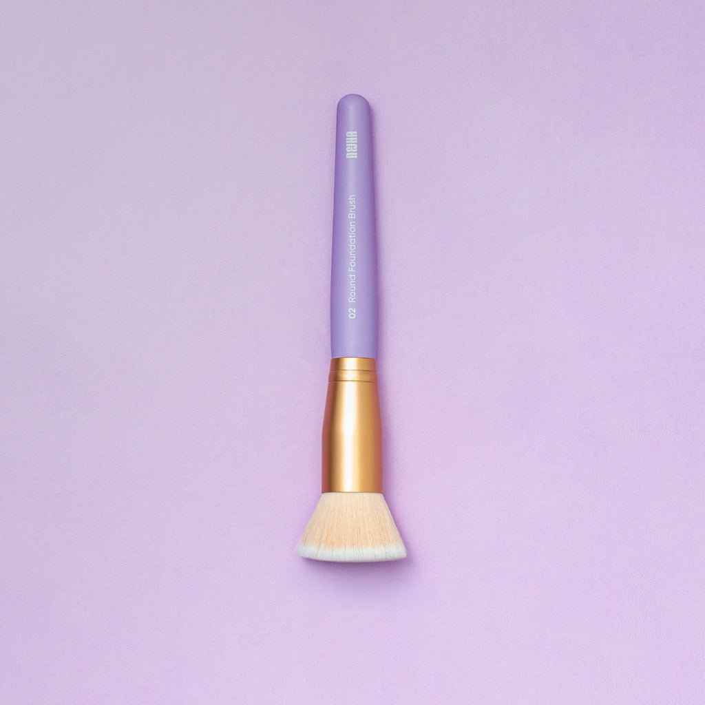 NEJHA 02 Round Foundation Brush – Pennello Fondotinta Tondo