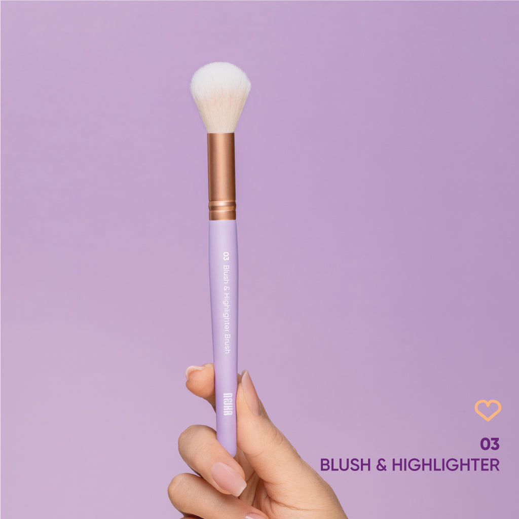 NEJHA 03 Blush & Highlighter Brush – Pennello Blush