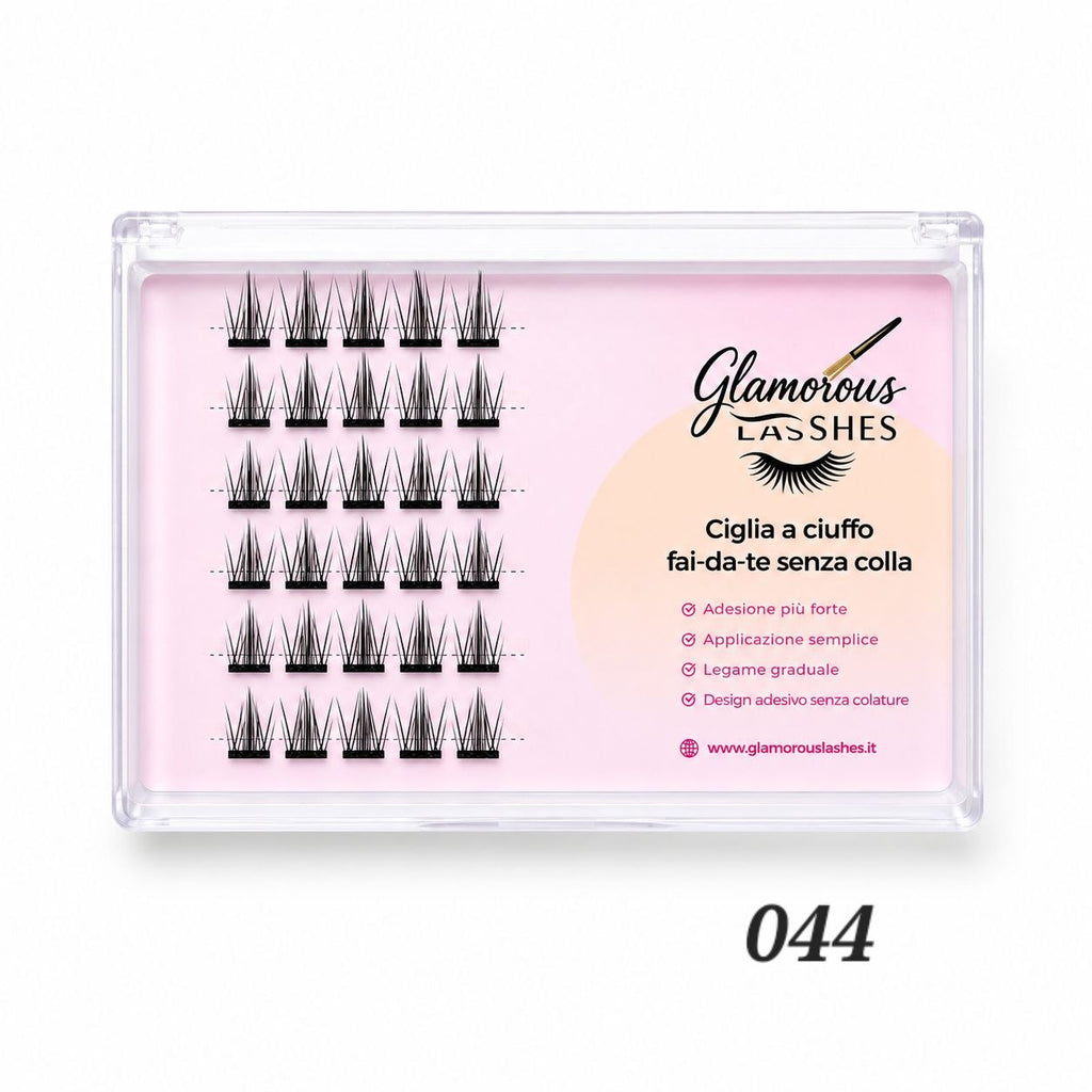 Glamorous Lashes Ciglia a Ciuffo Auto Adesive Glamorous Lashes – Modello 44