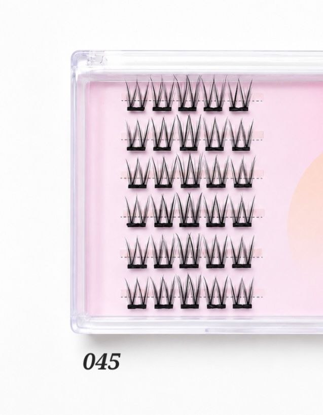 Glamorous Lashes Ciglia a Ciuffo Auto Adesive Glamorous Lashes – Modello 45
