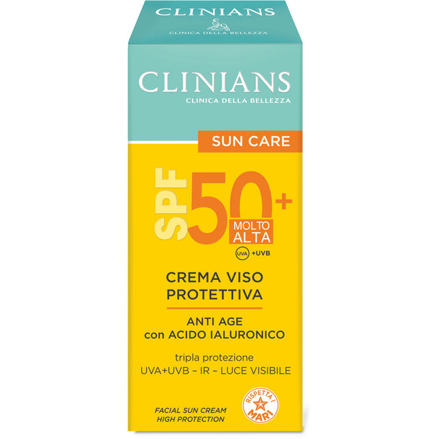 Clinians  Crema Viso Protettiva Anti Age Spf50 50ml