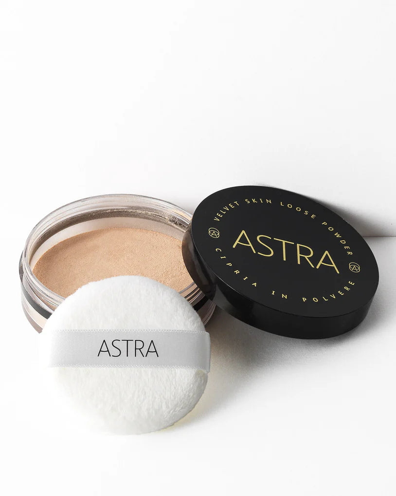 Astra VELVET SKIN LOOSE POWDER - Cipria in Polvere Coprenza Leggera