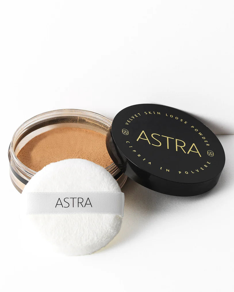 Astra VELVET SKIN LOOSE POWDER - Cipria in Polvere Coprenza Leggera