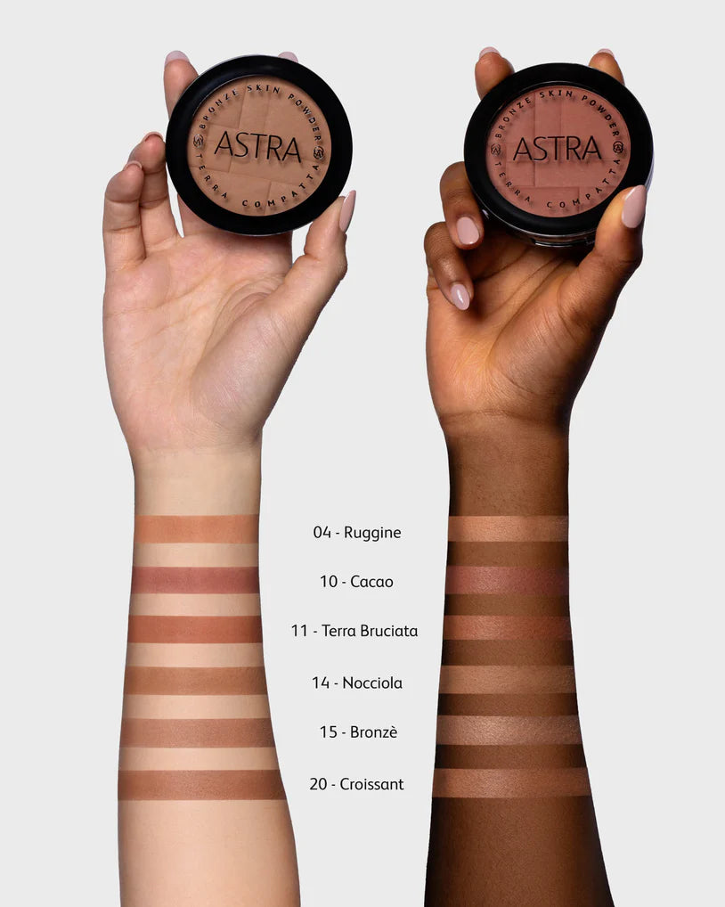 Astra BRONZE SKIN POWDER - Terra Compatta Effetto Bronzer