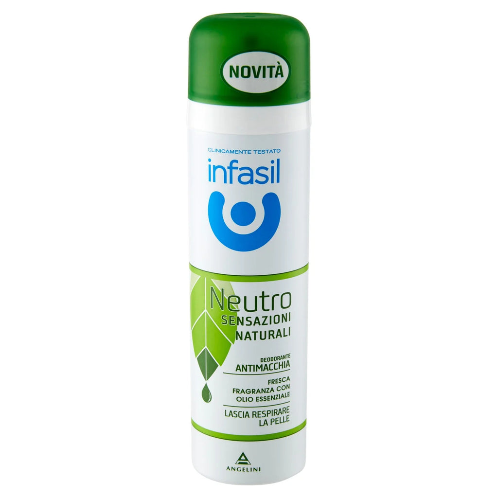 Infasil Deodorante Spray Neutro Sensazioni Naturali Olio Essenziale 150ml