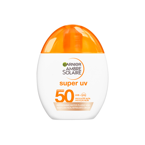 Garnier Refreshing Water Fluido solare viso SPF50 Glow