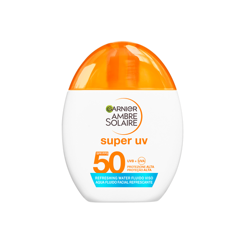 Garnier Refreshing Water Fluido solare viso SPF50 Invisibile 40ml