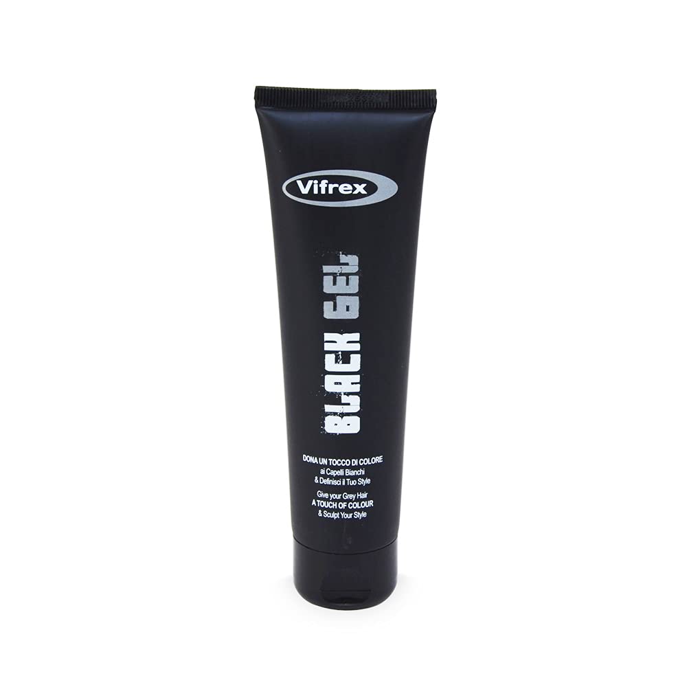 Vifrex Black Gel 100 ml Gel Nero per Capelli