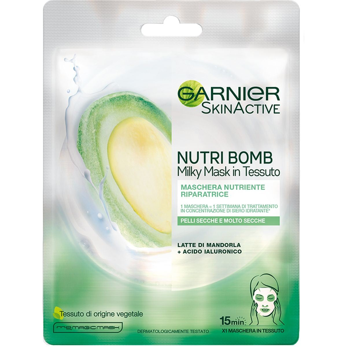 Garnier Maschera Nutri Bomb Latte Di Mandorla