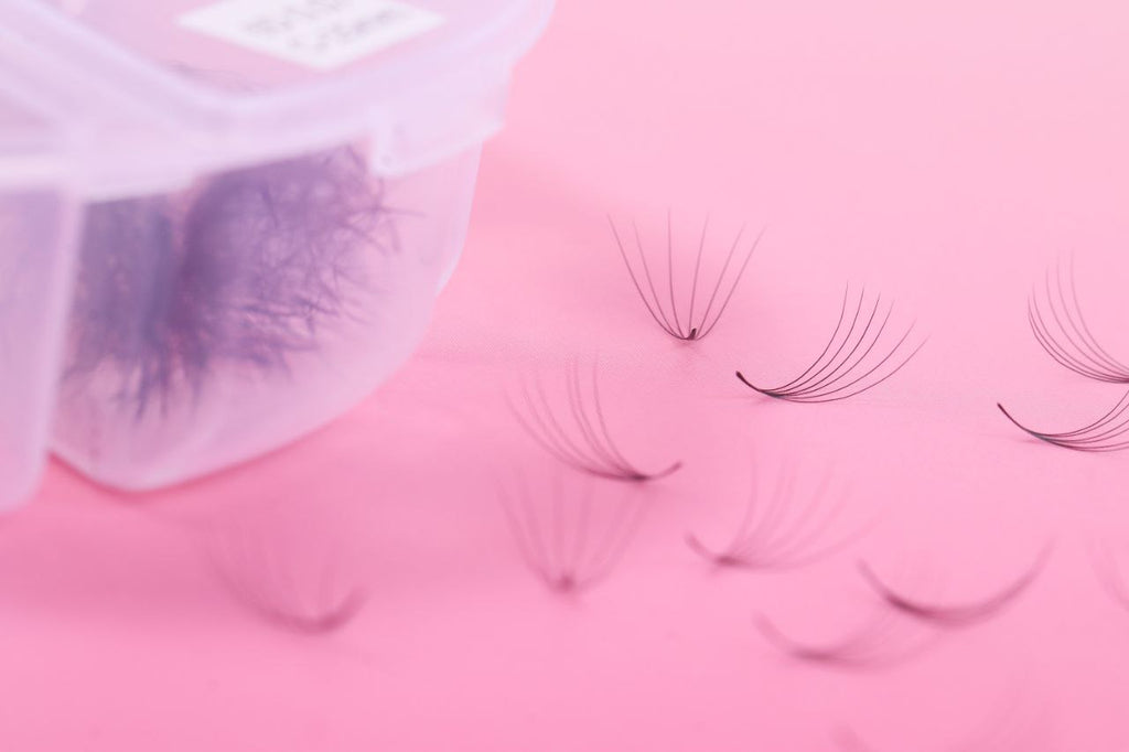 CIGLIA PREMADE 6D - 500 fans - C / D , 0,05 ; 0,07 - 8-15mm Glamorous Lashes