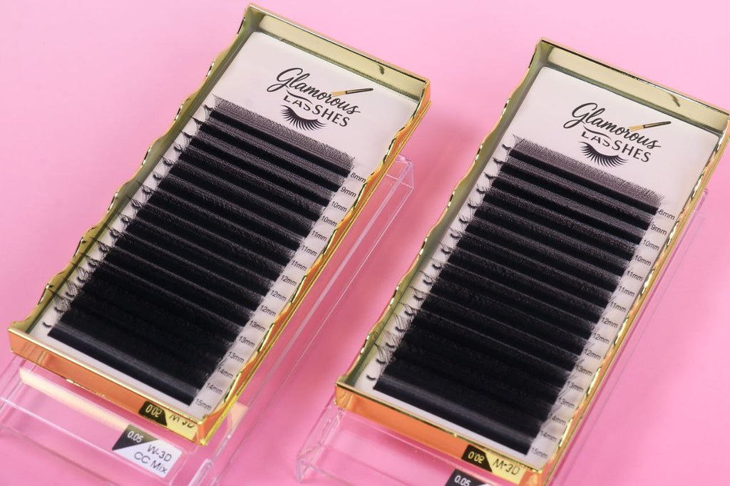 CIGLIA W-3D B / C / CC / D - 0,05 ; 8-15mm Glamorous Lashes