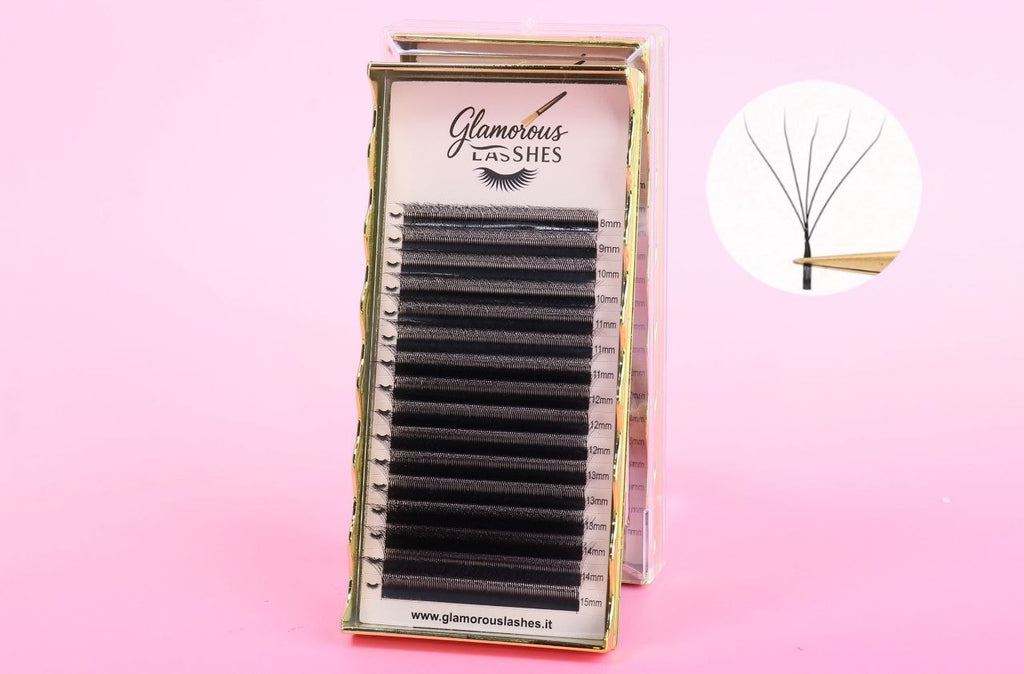CIGLIA W-5D B / C / CC / D ; 0,07  8-15mm Glamorous Lashes