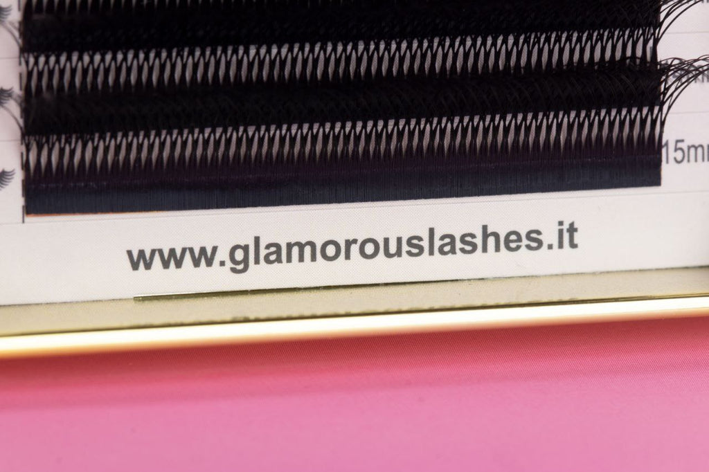 CIGLIA W-6P B / C / CC / D ; 0,07  8-15mm Glamorous Lashes