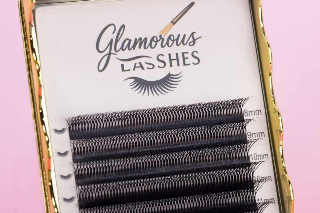 CIGLIA W-6P B / C / CC / D ; 0,07  8-15mm Glamorous Lashes