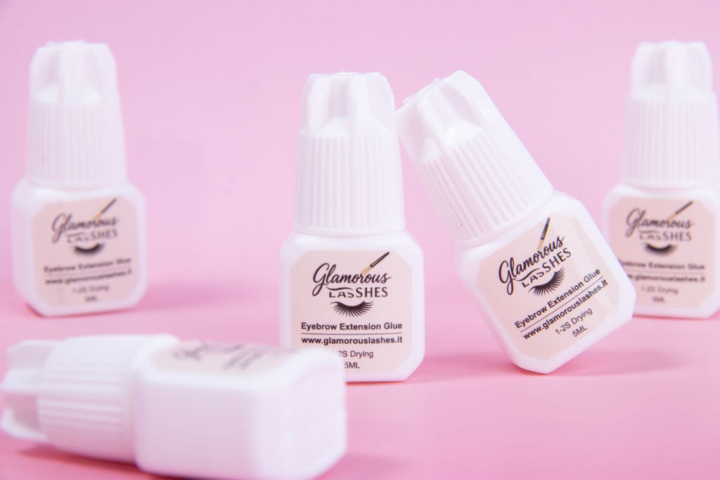 COLLA PER EXTENSION SOPRACCIGLIA Clear 1-2 secondi  5ml Glamorous Lashes