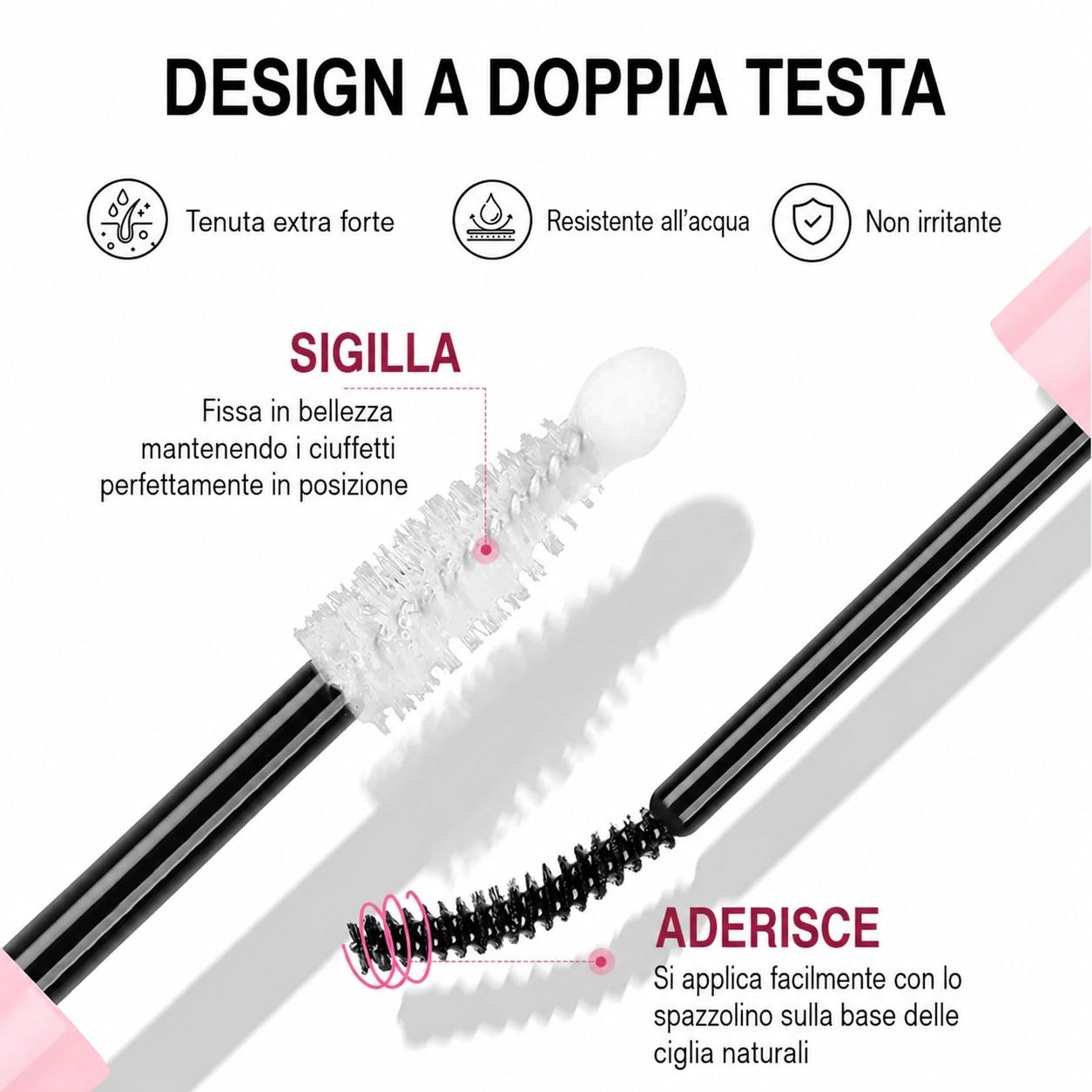 Glamorous Lashes Kit Ciglia a Ciuffetti Cluster Lash Mix 100D con Bond, Seal e Pinzetta