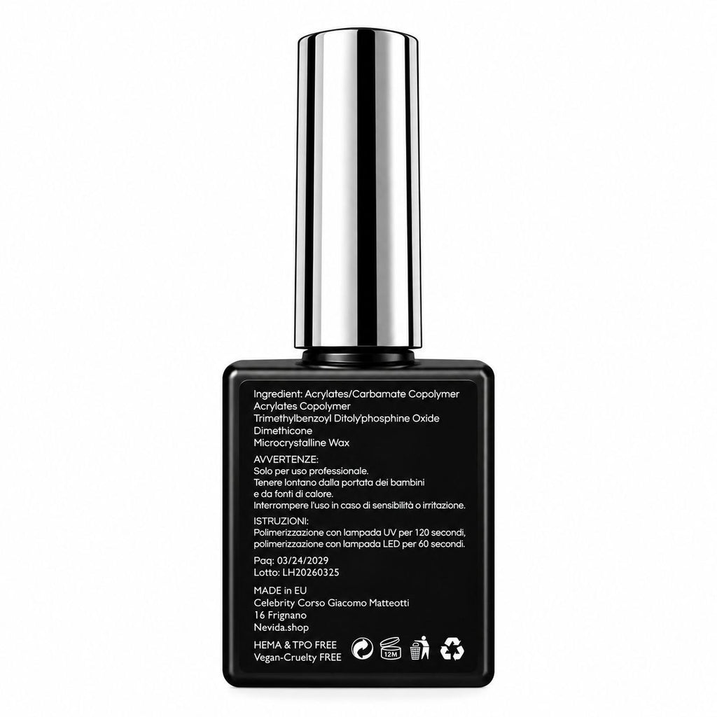 NEVIDA Velvet Matte Top Coat 15 ml