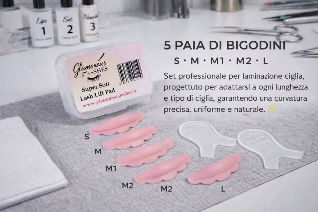 SUPER SOFT LASH LIFT PAD - CUSCINETTI PER LA LAMINAZIONE Glamorous Lashes