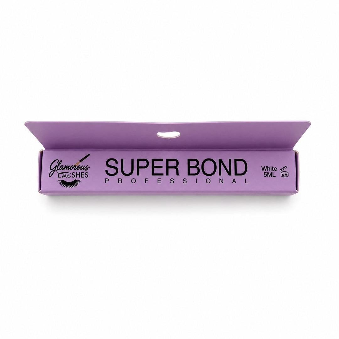 Glamorous Lashes Super Bond White Waterproof Lash Glue 5 ml – Colla Ciglia Finte