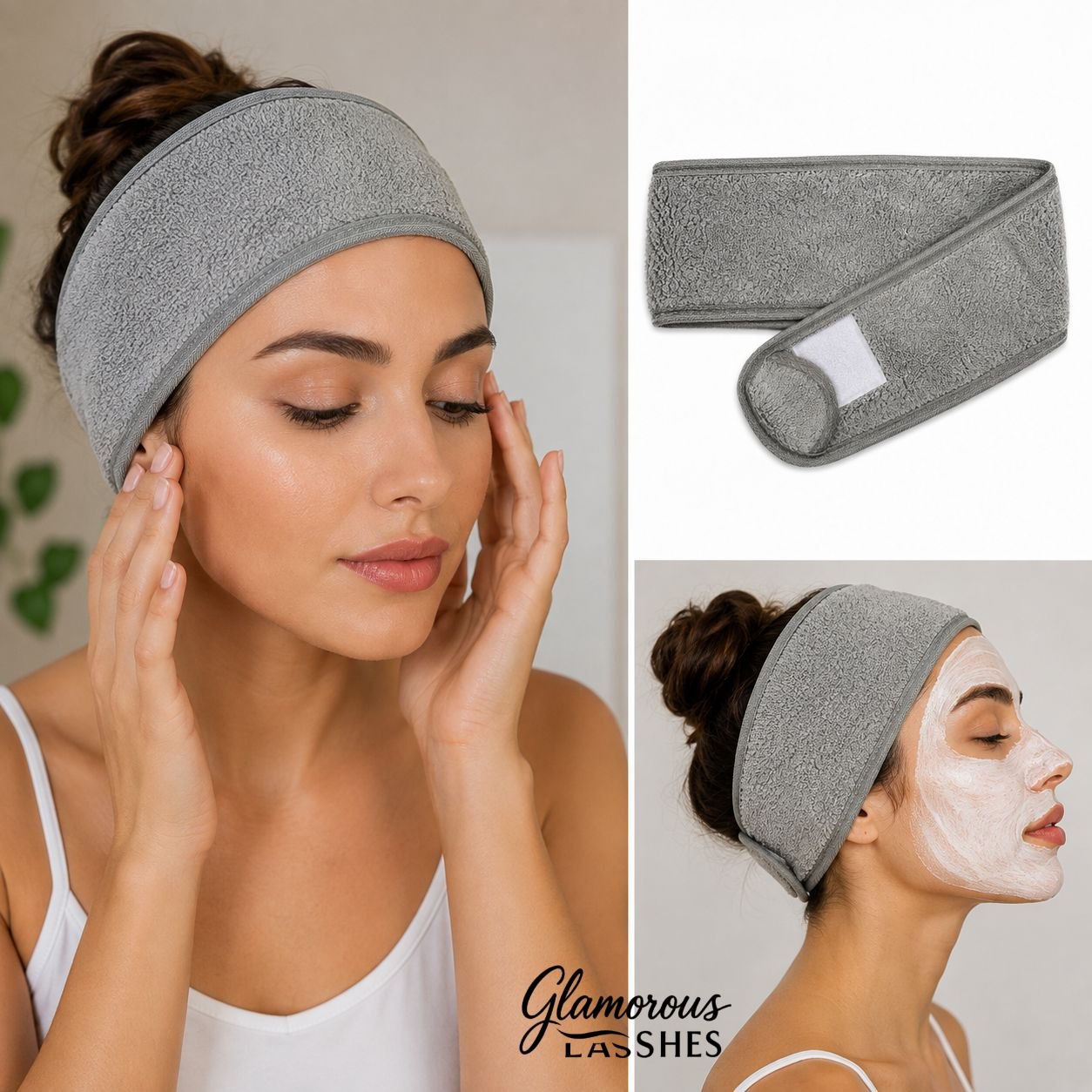 Glamorous Lashes Fascia Skincare con Chiusura a Strappo