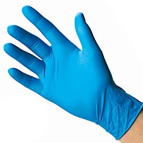 Rays Guanti in nitrile blu senza polvere 100pz varie misure