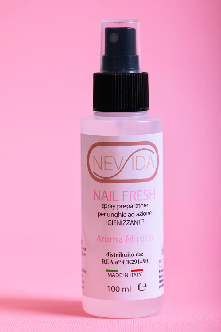 Nevida NAIL FRESH 100ML - SPRAY IGIENIZZANTE UNGHIE AL MIRTILLO