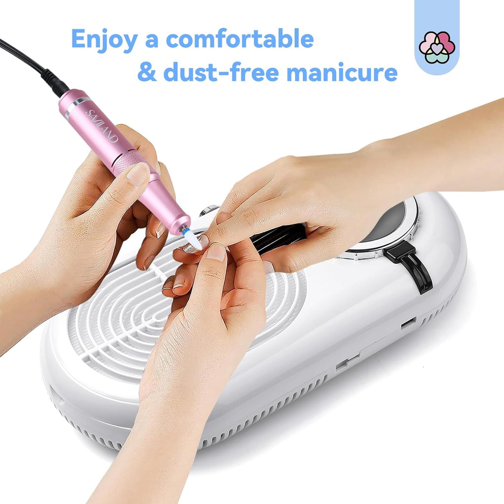 Aspiratore per unghie ricaricabile 80W