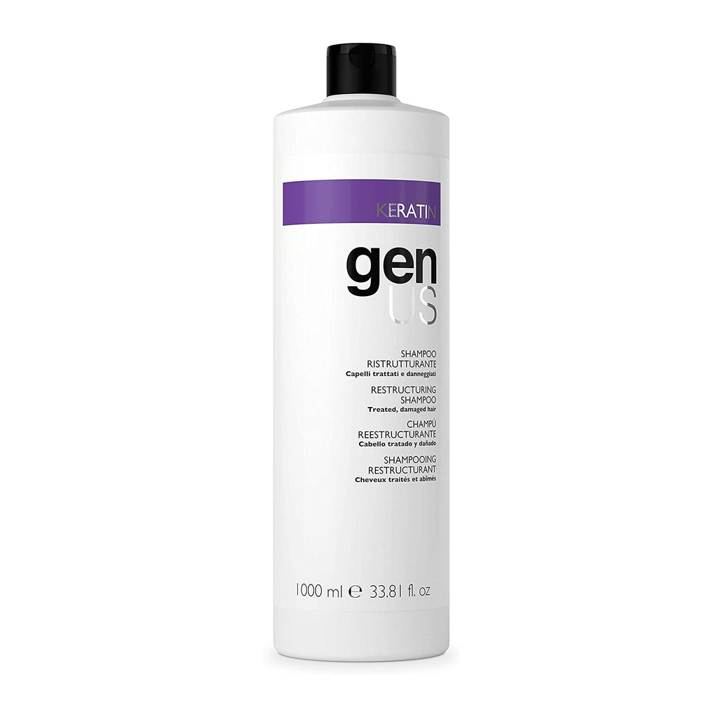 Genus Shampoo Keratin Ristrutturante per capelli trattati e danneggiati