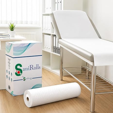 SANIFARMAITALIA Lenzuolino Medico Monouso 2 Veli in Pura Cellulosa - Rotolo Lettino