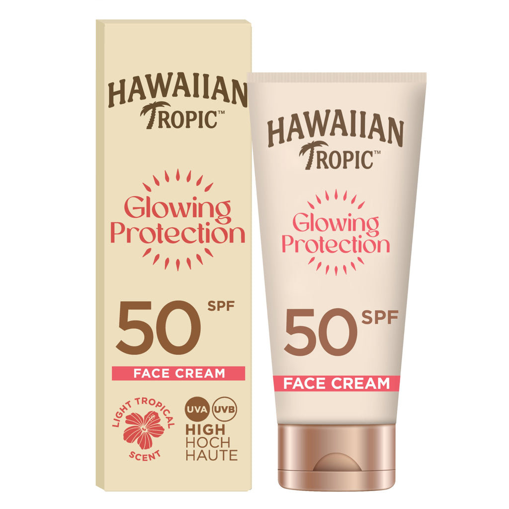 Hawaiian Tropic Glowing Protection Crema Viso SPF 50 50 ml