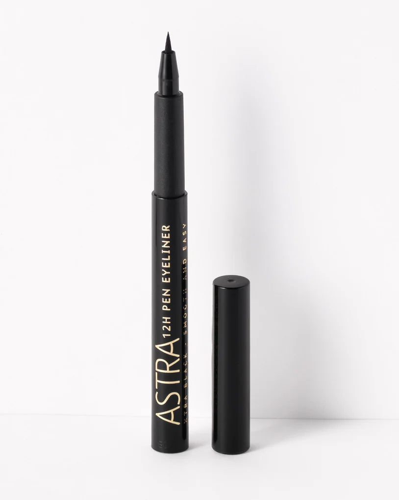 Astra 12H PEN EYELINER - Eyeliner Nero In Penna Lunga Durata