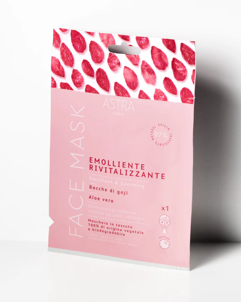Astra FACE MASK EMOLLIENTE RIVITALIZZANTE - Maschera Viso in Tessuto