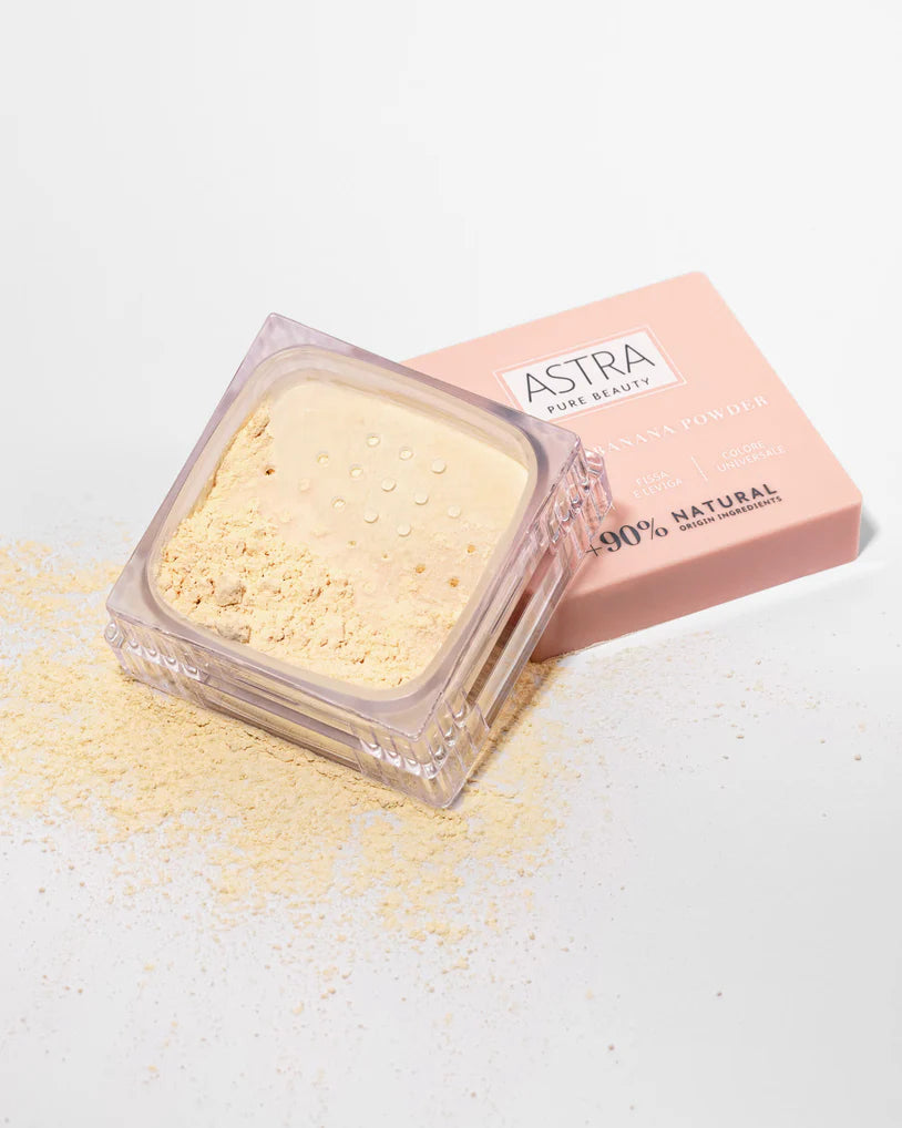Astra PURE BEAUTY MINERAL BANANA POWDER - Cipria Polvere Libera Naturale