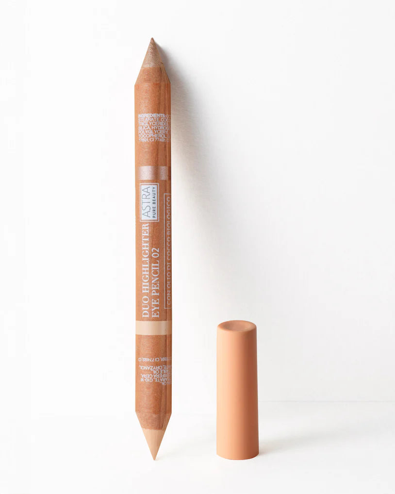 Astra PURE BEAUTY DUO HIGHLIGHTER - Matitone Occhi Illuminante Naturale