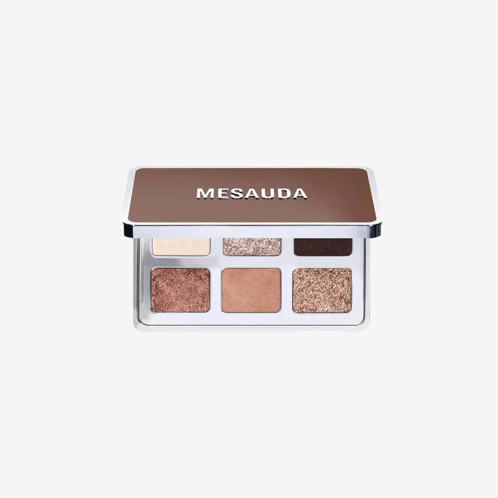 MESAUDA Palette da 6 ombretti  COLOUR THEORY - 101 NUDE CANVAS