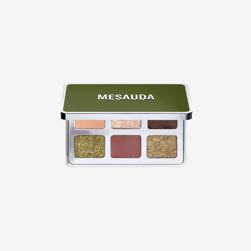 MESAUDA Palette da 6 ombretti  COLOUR THEORY - 104 JADE GARDEN