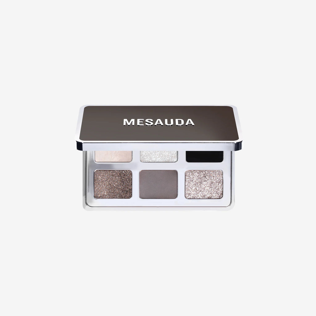 MESAUDA Palette da 6 ombretti  COLOUR THEORY - 105 OBSIDIAN VEIL