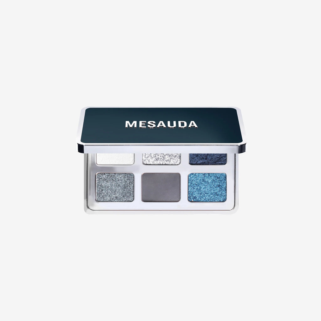 MESAUDA Palette da 6 ombretti  COLOUR THEORY - 106 BLUE STROKE