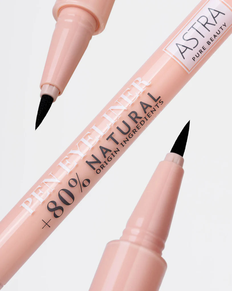 Astra PURE BEAUTY PEN EYELINER - Eyeliner Nero con Punta in Feltro