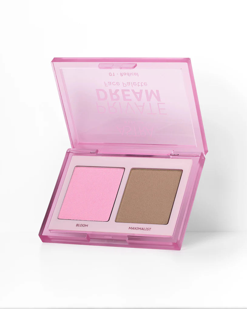 Astra PRIVATE DREAM FACE PALETTE - Palette Viso Blush + Bronzer