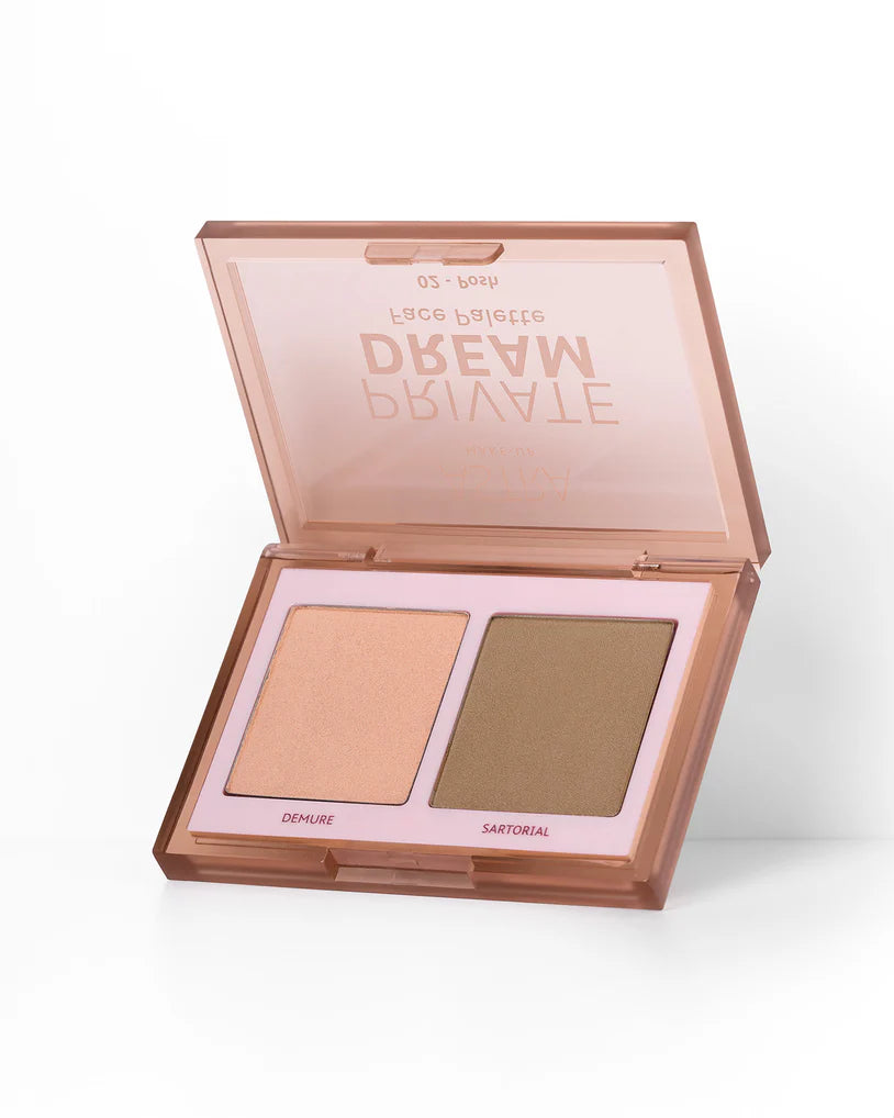 Astra PRIVATE DREAM FACE PALETTE - Palette Viso Blush + Bronzer