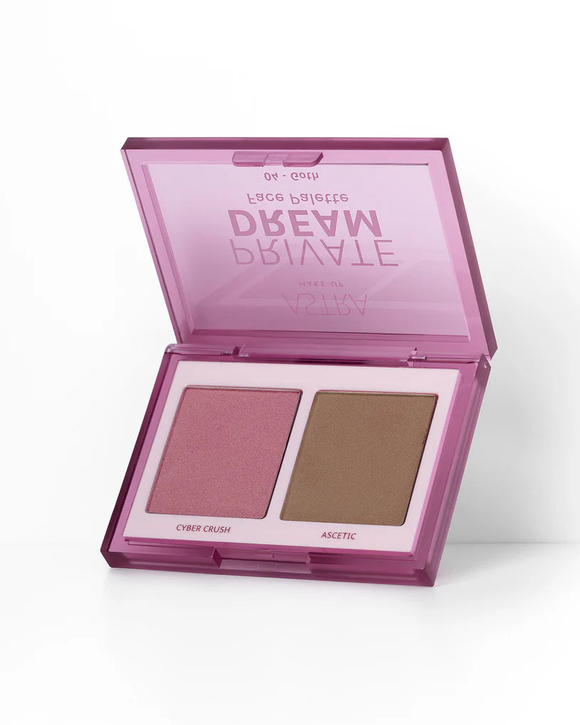 Astra PRIVATE DREAM FACE PALETTE - Palette Viso Blush + Bronzer