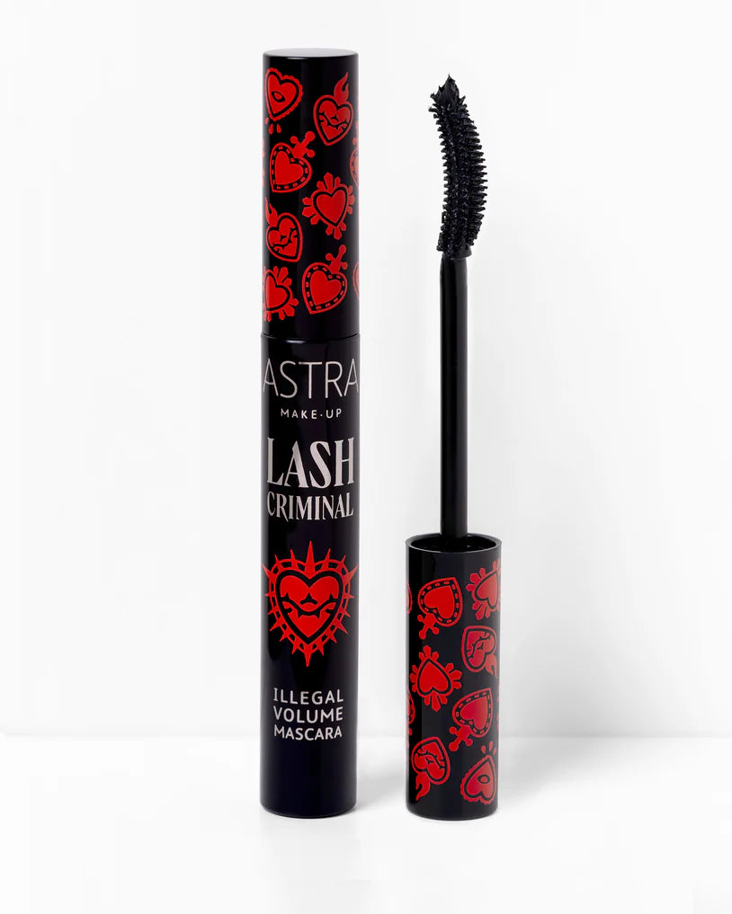 Astra LASH CRIMINAL MASCARA - Volume Panoramico, Nero Intenso