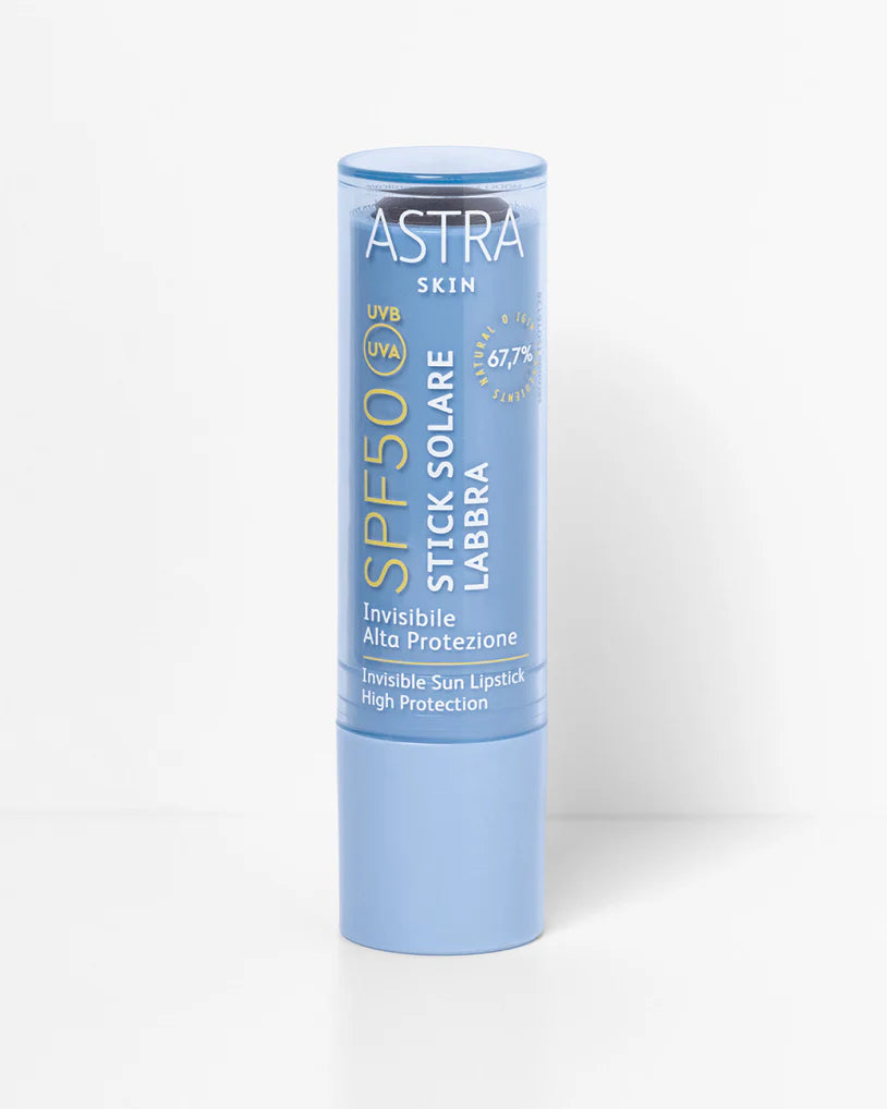 Astra SPF50 STICK SOLARE LABBRA - Invisibile, Alta Protezione