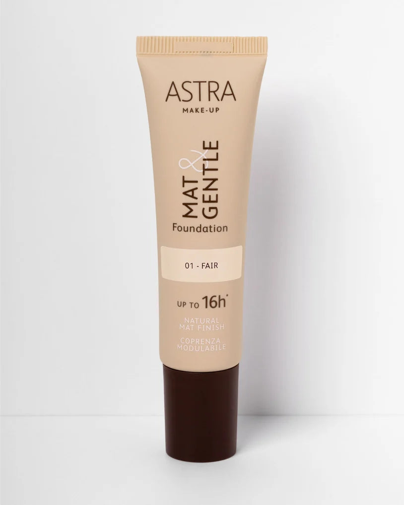 Astra MAT&GENTLE FOUNDATION - Fondotinta Opaco Naturale