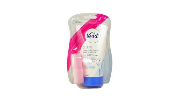 Veet Crema Depilatoria Sotto la Doccia Silk & Fresh Pelli Sensibili 150ml