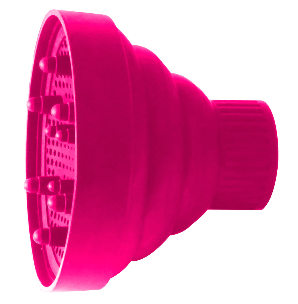 Giubra diffusore pieghevole in silicone fuxia e nero