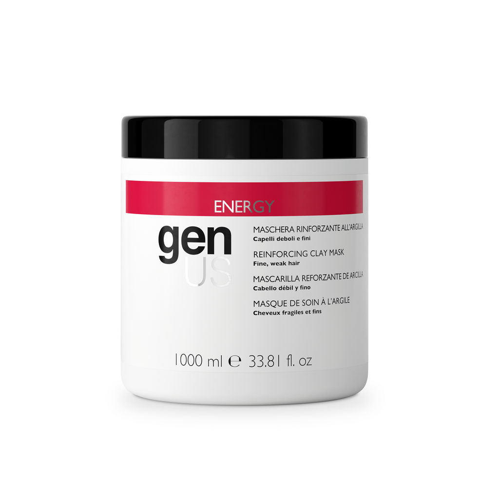 Genus Maschera Energy rinforzante all’Argilla per capelli deboli e fini